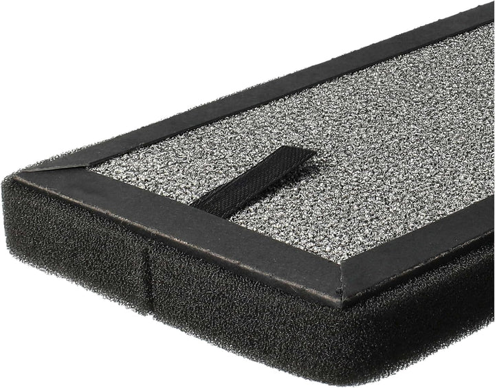 vhbw 2x Aktivkohlefilter Ersatz für Baren B-H04 für Luftreiniger - Luftfilter Schwarz Anthrazit-Grau