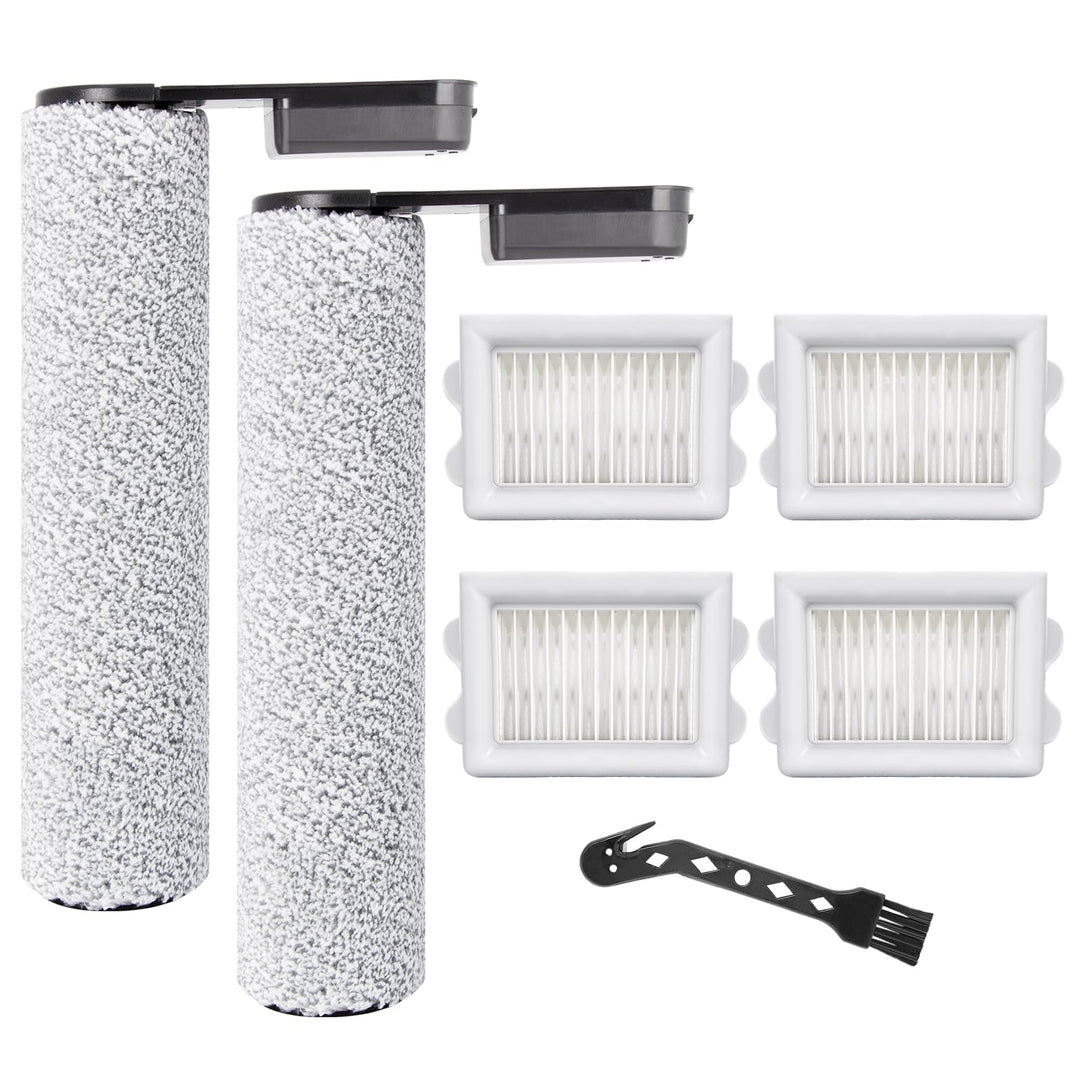 Bürstenrolle Filter Ersatzteile für Roborock Flexi Lite Nass- und Trockensauger Zubehörset，2 Bürsten