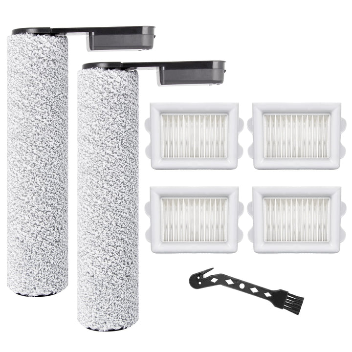 Bürstenrolle Filter Ersatzteile für Roborock Flexi Lite Nass- und Trockensauger Zubehörset，2 Bürsten