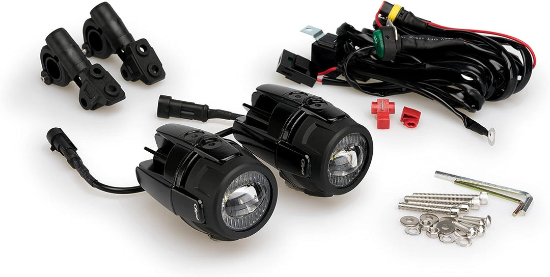 Puig, LED, motorrad , 3489N Zusatzscheinwerfer Set Genehmigt Schwarz