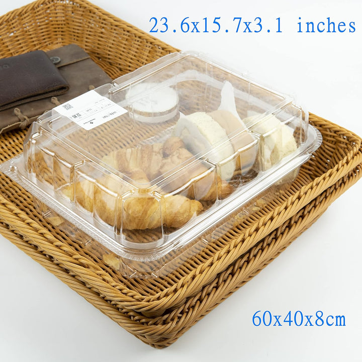 2 Packungen 15,7 Zoll Brotkörbe zum Servieren,Rechteckige Körbe zur Aufbewahrung,Weidenkörbe (Grosse