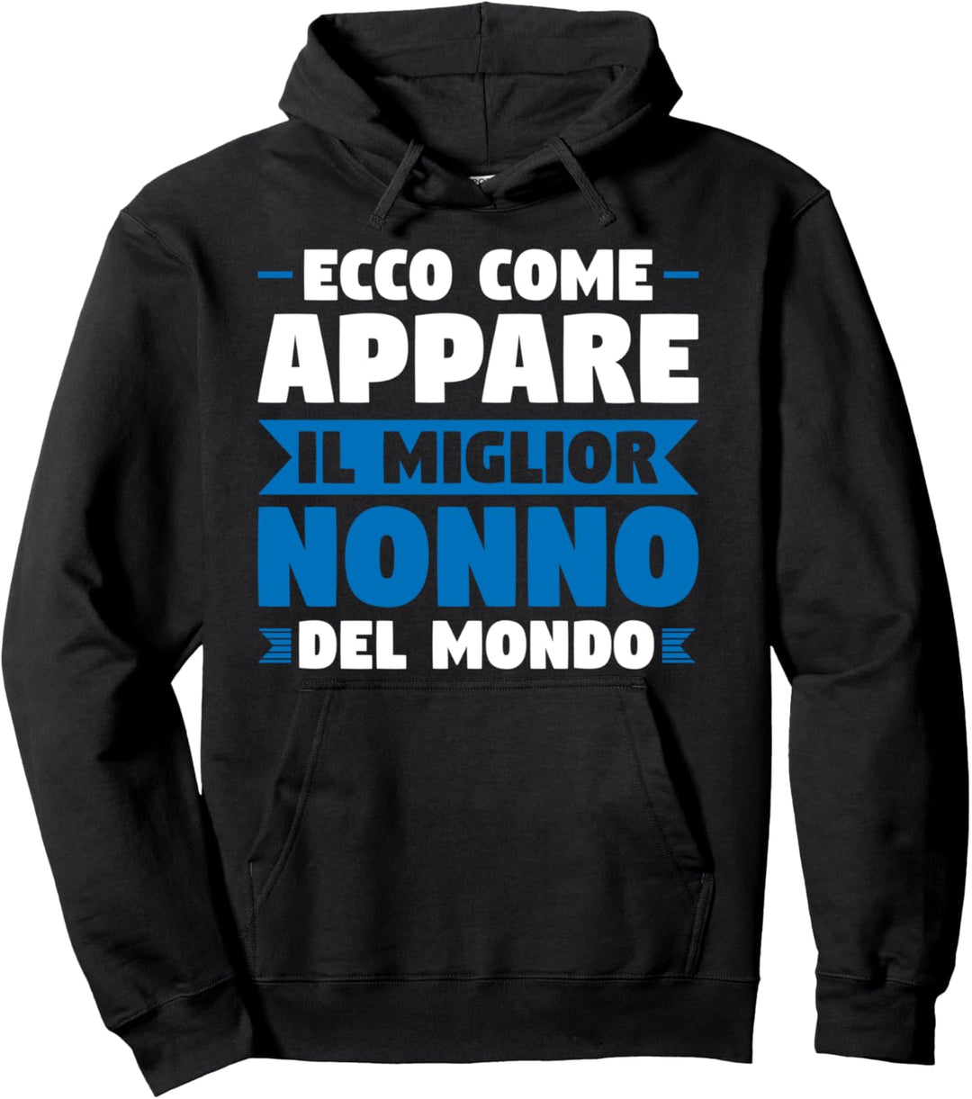 Il Miglior Nonno del Mondo Grossvater Pullover Hoodie