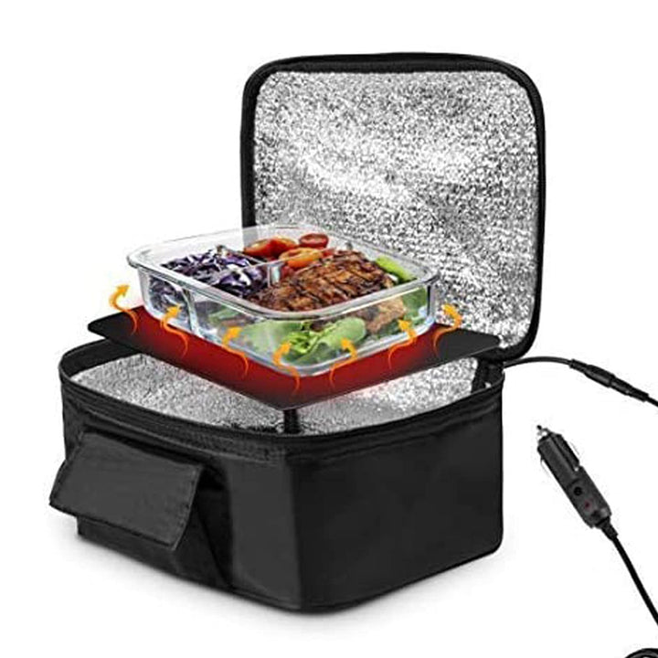 Auto-Mikrowelle, Tragbarer Ofen 12V Mini Auto Mikrowelle elektrisch beheizte Lunchbox Elektroofen Sc