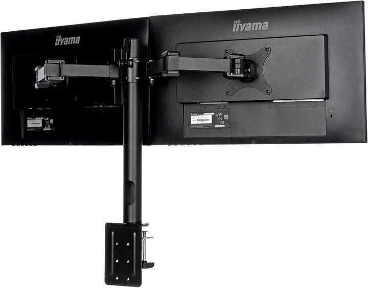 iiyama DS1002C-B1 Dual Screen Desk Mounting Arm - Black
