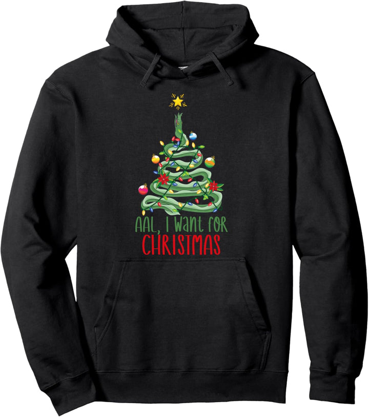 Aal I Want For Christmas Angler Weihnachten Pullover Hoodie