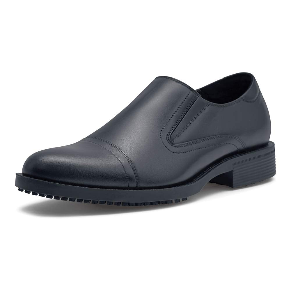 Shoes For Crews STATESMAN Herren Rutschhemmende Elegante Schuhe 1202, 47 Grösse, Schwarz