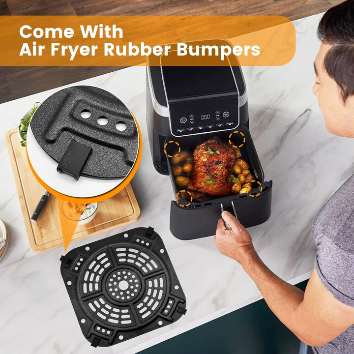 GCQ Luftfritteusen-Zubehör für Ninja AF141 Air Fryer Pro 4-in-1, 5 QT, 21,6 x 21,6 cm, Luftfritteuse