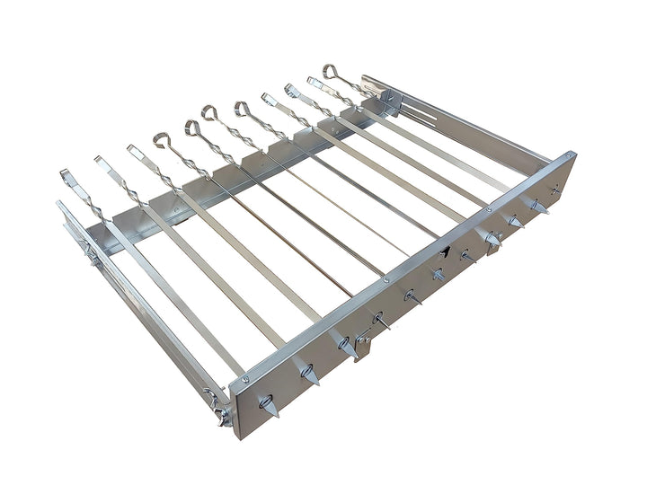 Neu walexo Spiessdreher (universell), incl. 11 Edelstahlspiesse mit verschiedenen Motoren (ohne Moto