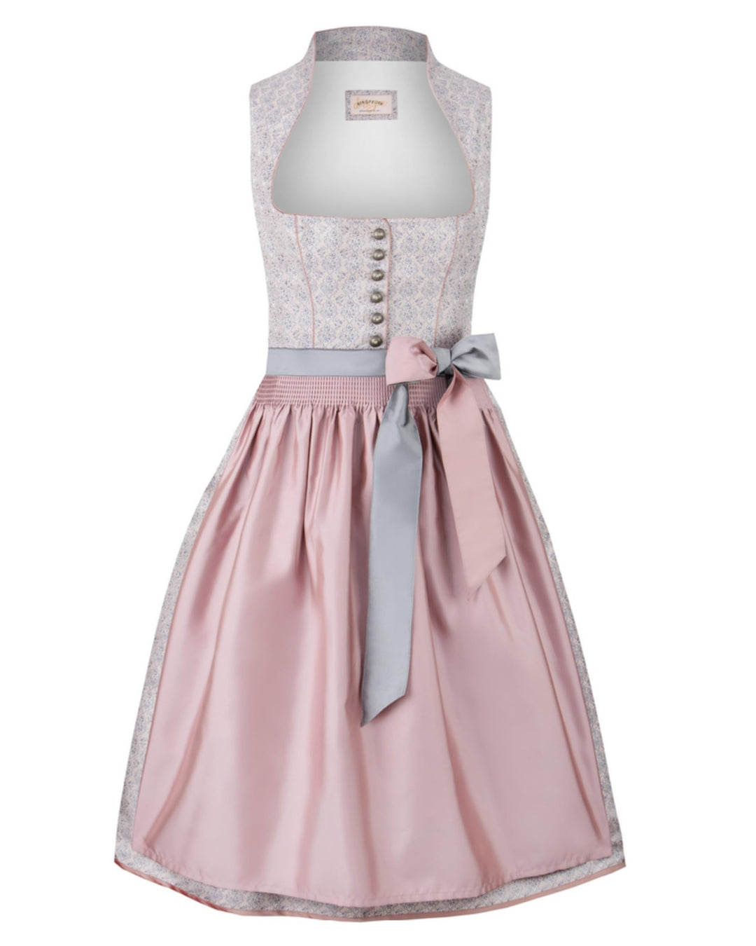Stockerpoint Damen Dirndl Monroe Kleid für besondere Anlässe 42 Altrosa, 42 Altrosa