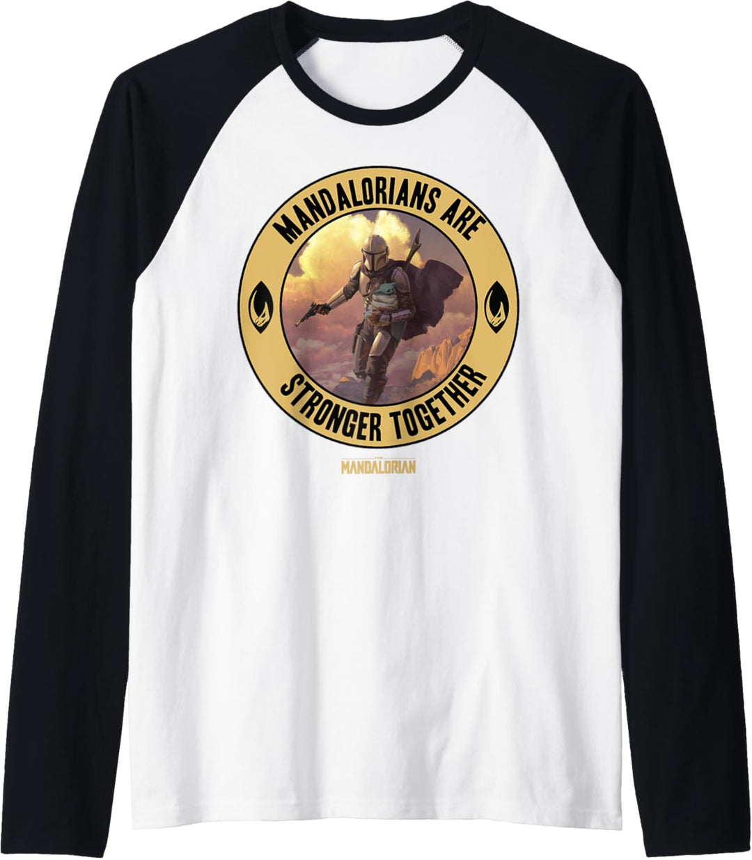 Star Wars: The Mandalorian We Are Stronger Together Circle Raglan