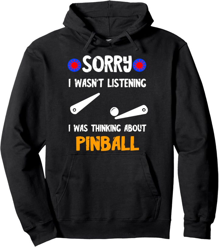 Pinball Flipper Automat Arcade Game Retro Spieleautomat Pullover Hoodie