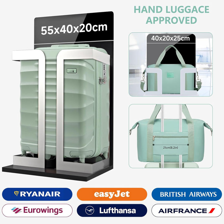 Sea choice Reisekoffer Set 5 Teilig ABS Hartschale Trolley Kofferset Gepäckset Grosse Kapazität Hand