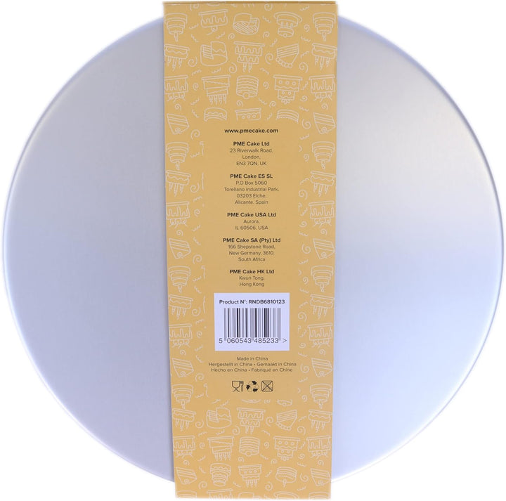 PME - Runde Kuchenformen 15, 20, 25, 30 cm x 7,5 cm tief, 4er-Satz