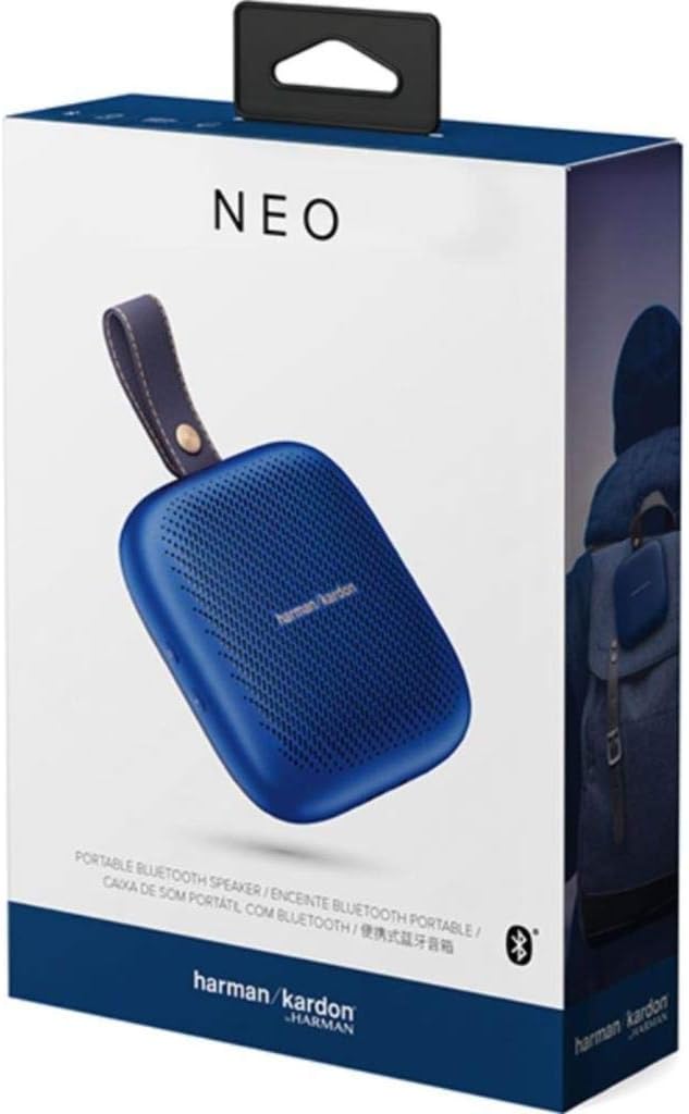 Harman Kardon NEO Portable Bluetooth Speaker Midnight Blue Blau, Blau