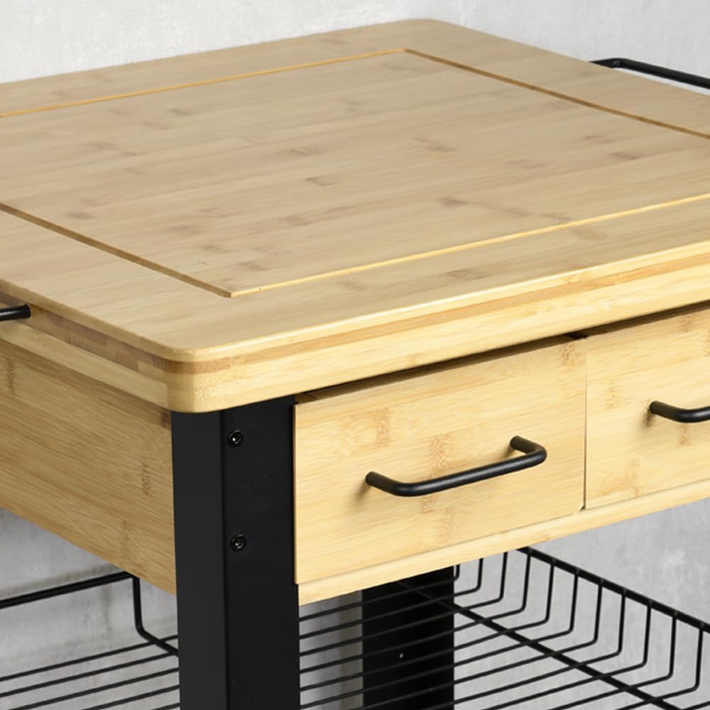 Kesper | Küchenwagen, Material: FSC-zertifizierte Faserplatte, Masse: B: 71 x H: 88 x T: 60cm, Farbe