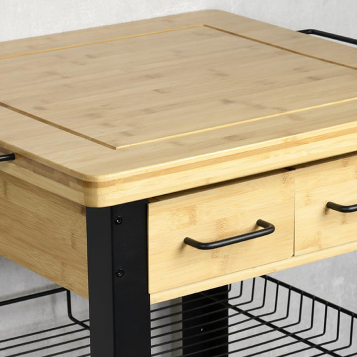 Kesper | Küchenwagen, Material: FSC-zertifizierte Faserplatte, Masse: B: 71 x H: 88 x T: 60cm, Farbe