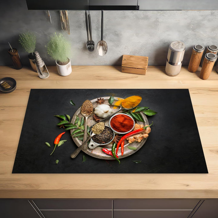 KitchenYeah© Herdabdeckplatte Einteilig Küche Ceranfeld Abdeckplatte Cerankochfeld Abdeckung Indukti
