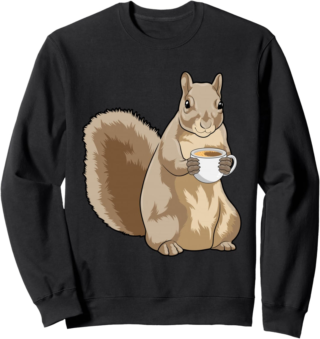 Eichhörnchen Kaffee Tasse Sweatshirt