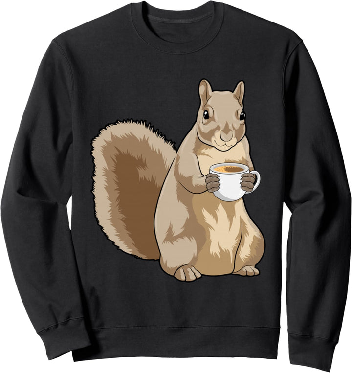 Eichhörnchen Kaffee Tasse Sweatshirt