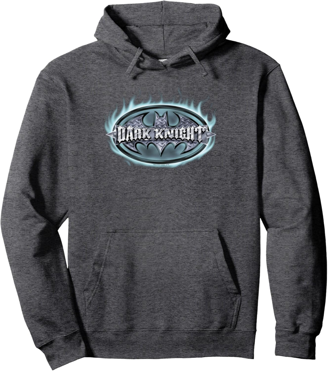 The Dark Knight Batman Dark Knight Steel Shield Pullover Hoodie