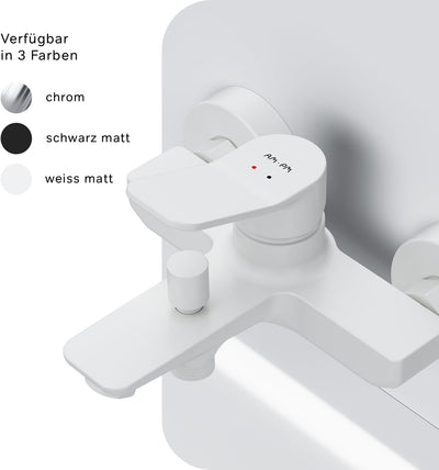 AM.PM X-Joy FXA10033 Wassersparende Wannen- und Brausebatterie kraztfest, leicht zu reinigen,mühelos