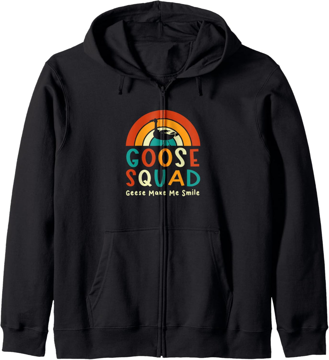 Gans Squad Niedlicher Vogel Lustige Gänse Natur Kapuzenjacke