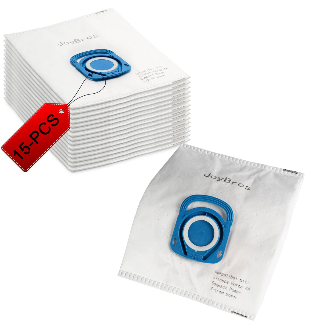 JoyBros 15X Staubsaugerbeutel für Rowenta Power XXL RO3143EA RO3126EA Silence Force Hygiene Plus All