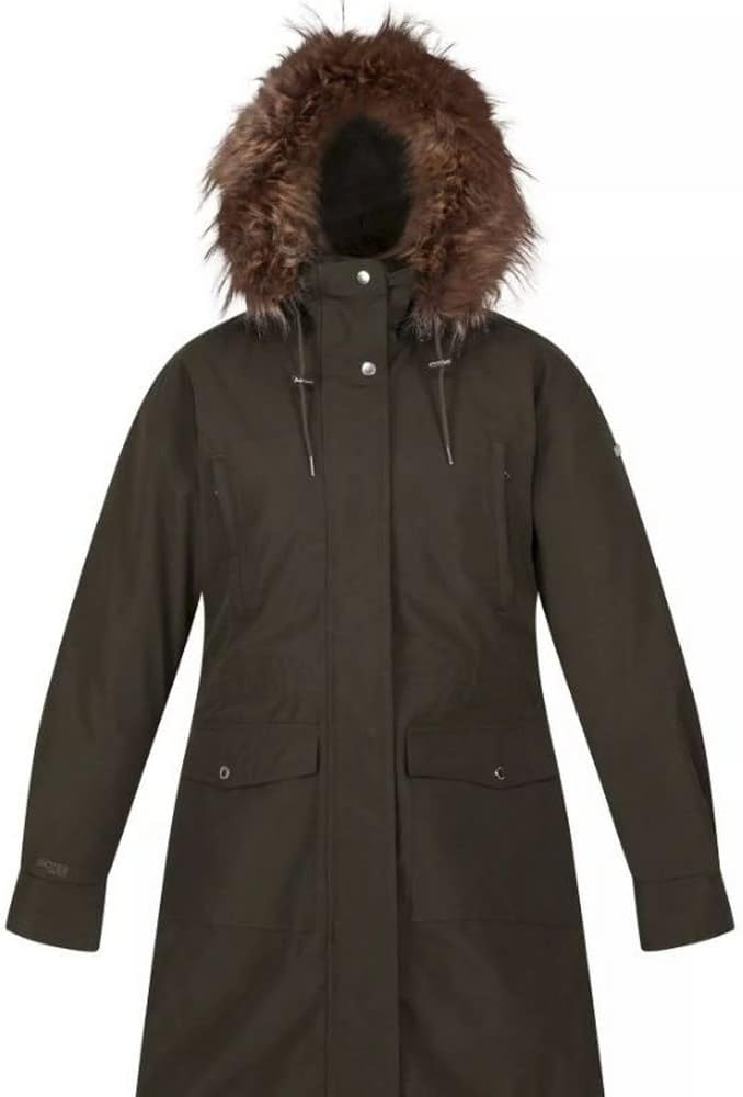 Regatta Damen Shiloh Jackets Waterproof Insulated L Dark Khaki, L Dark Khaki