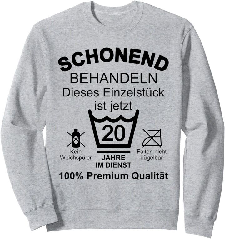 Firmenjubiläum 20 Jähriges Dienstjubiläum 20 Jahre Jubiläum Sweatshirt