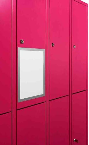 Durable Info-Rahmen Duraframe Magnetic (A4, Magnetrahmen für metallische Oberflächen) 5 Stück, orang