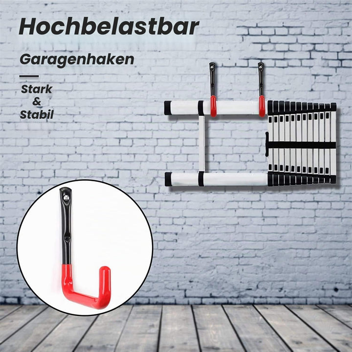 Wandhaken, 20 * 14cm Garage Leiter Haken Schuppenladen Schwerlast Storage Hanger Organizer für Fahrr