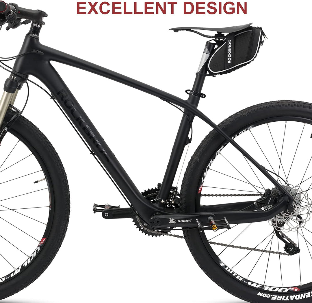 ROCKBROS Satteltasche für Fahrrad, MTB, Fahrradtasche hinten, Sattel, 1,5 l, wasserdicht, reflektier