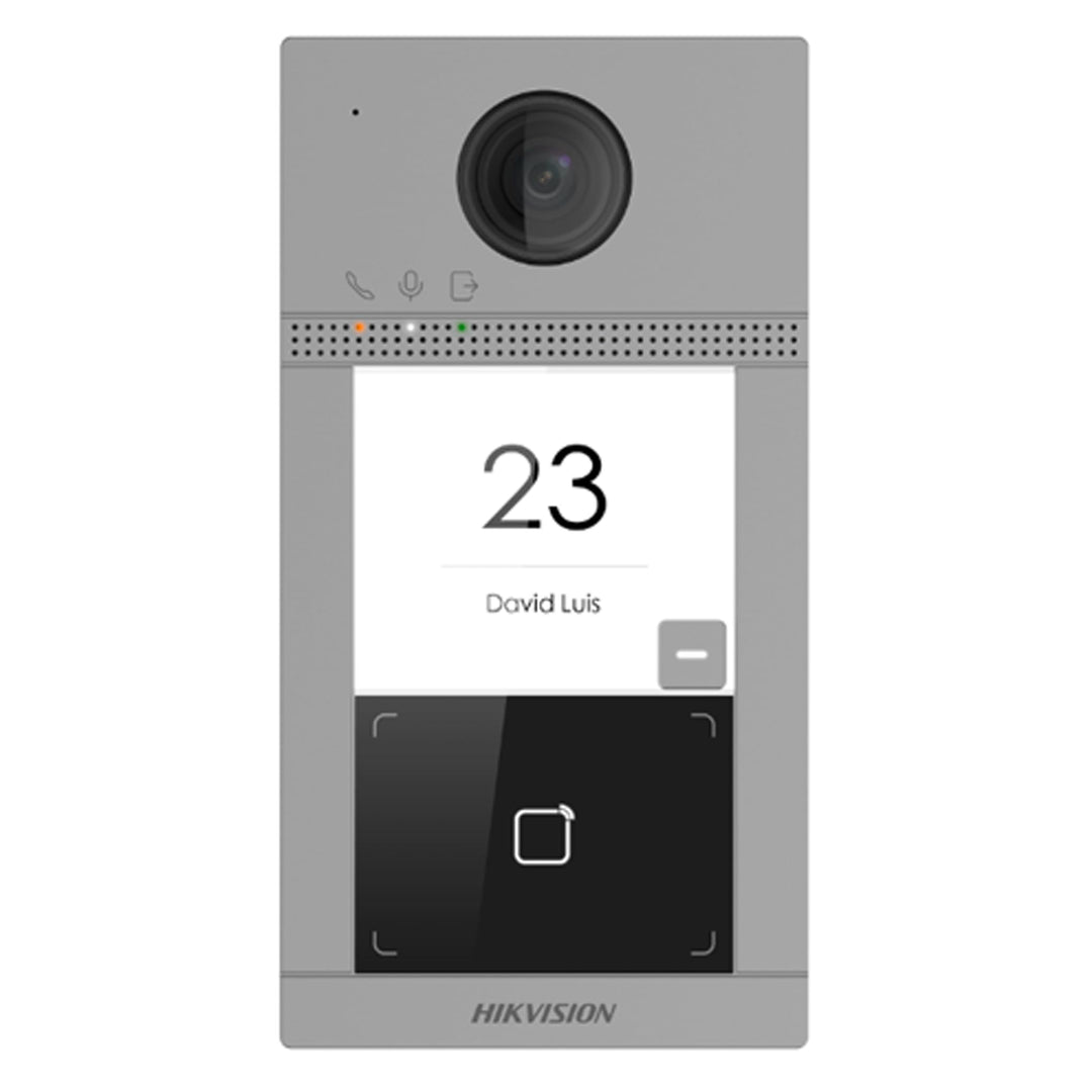 Hikvision DS-KV8113-WME1(C) Einfamilien-WLAN/IP-Aussenstation aus Metall für den eigenständigen Betr