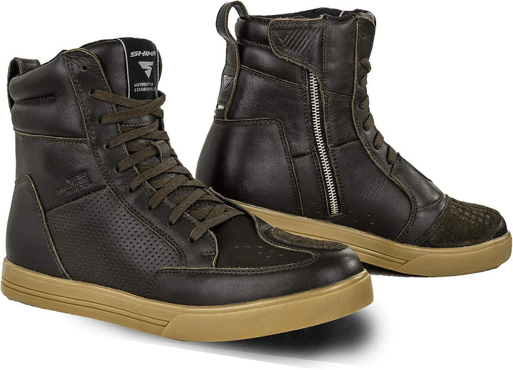 SHIMA Herren Blake Boots Motorradschuhe, Braun, 44 EU 44 EU Braun Motorradschuhe, 44 EU Braun Motorr