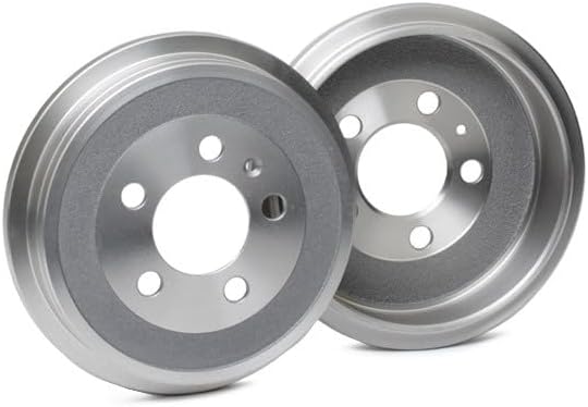 2x RIDEX Bremstrommel 123B0037 hinten für POLO (9N_) 4,0kg