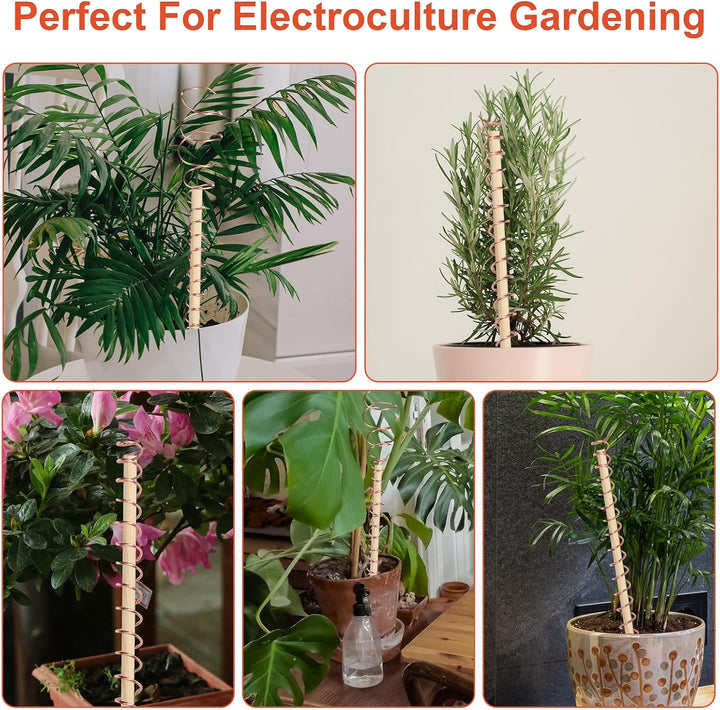 Electroculture Gardening Kupferdraht, 20m 99,9% Reiner Kupferdraht 16 Gauge blanker Kupferdraht für