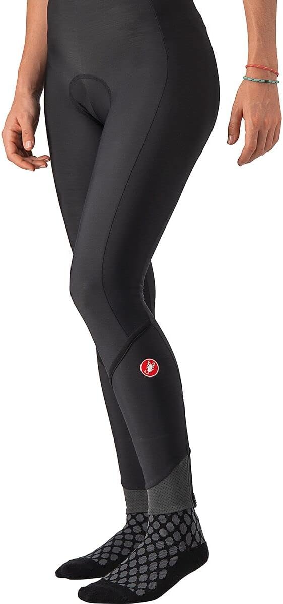 Castelli Damen Velocissima Dt Bibtight Leggings, XS Black/Black Reflex
