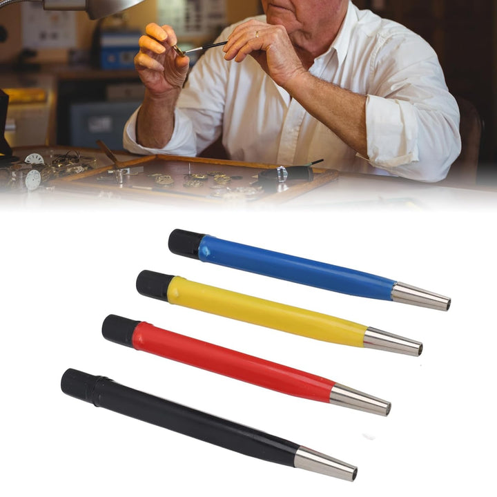 Robustes Glasfaser-Stahl-Messing-Nylon-Kratzbürsten-Stift-Set Zum Entfernen von Uhrenrost, Individue