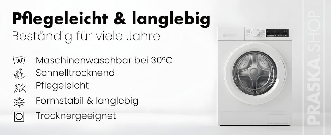 PRASKA Hundematte Katzenkissen für Grosse und Kleine Hunde oder Katzen Rund Ø 50 cm Premium Handcraf