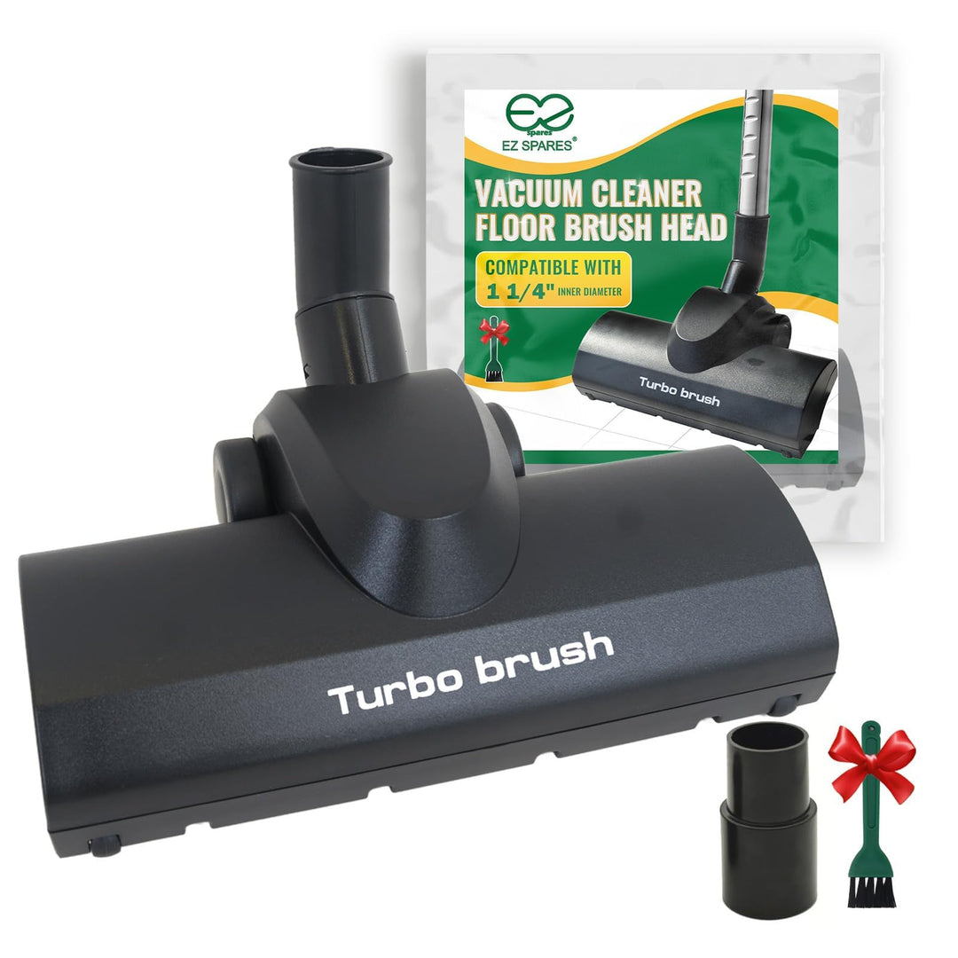 EZ SPARES Universal Staubsauger-Turbo-Bürstenkopf 32 mm Turbo-Bürste mit längerem Scheibenwischer, H