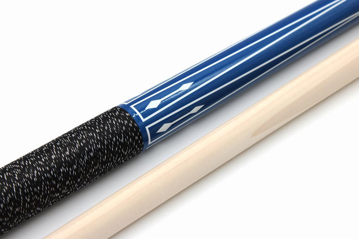 Billardqueue Pool Queue First, 2-teilig, 147 cm, 520 gr Blau, Blau