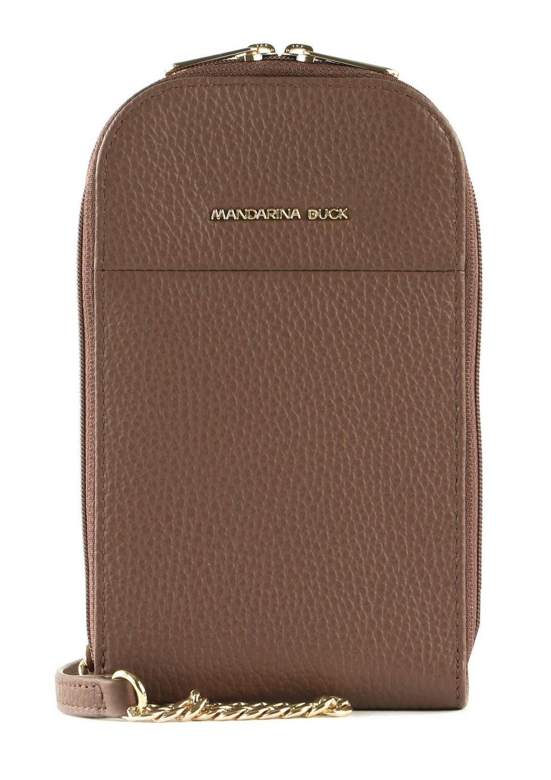 Mandarina Duck Damen Mellow Leather Vertical Holder Balsamic, Balsamic