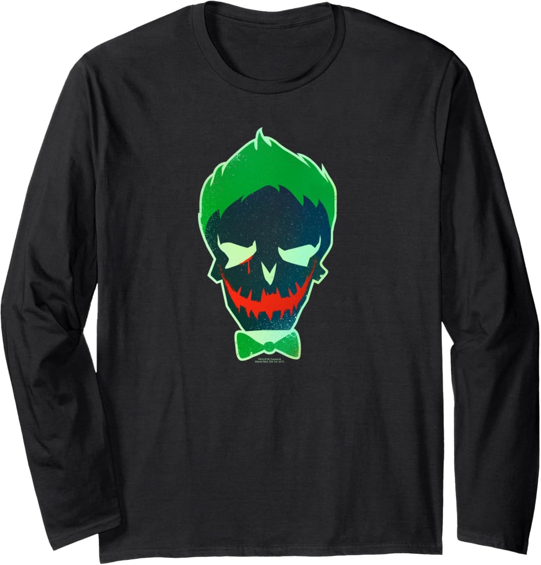 Suicide Squad Joker Skull Langarmshirt