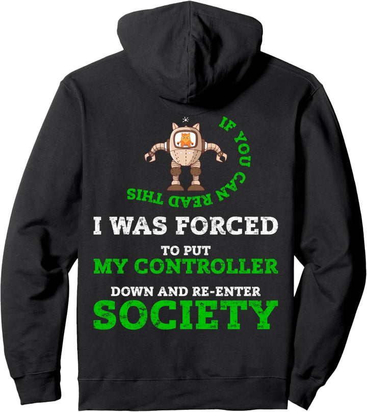 If You Can Read This Game Streamer Funny Gamer Dad Geek Gift Pullover Hoodie