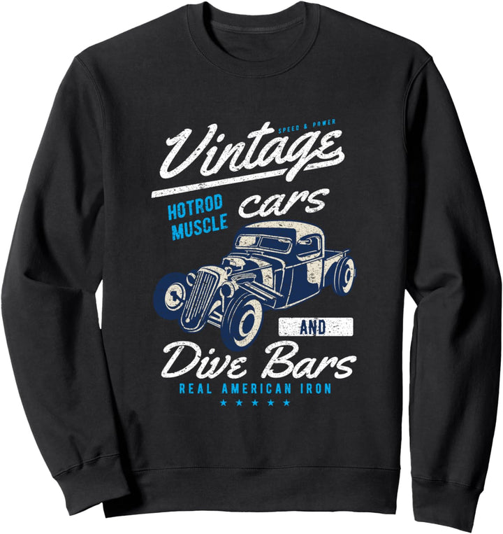 Oldtimer und Kneipen | T-Shirt für Getränke und alte Autos Sweatshirt