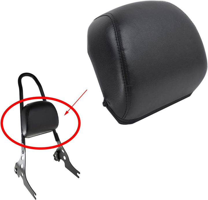 HCmotorku Motorrad Passagier Sissy Bar Rückenlehne Kissen Polster Passform für Harley Sportster XL 8