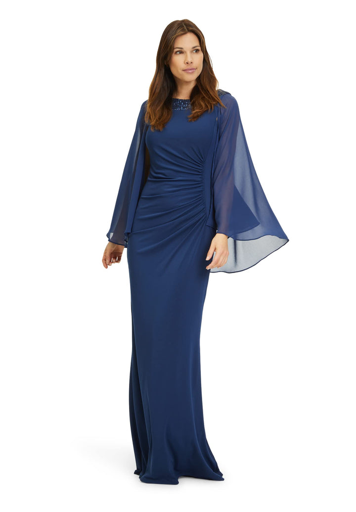 Vera Mont Damen Kleid 42 Festival Blue, 42 Festival Blue