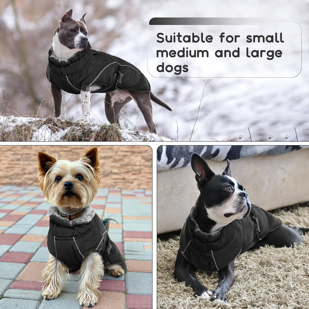 Hundemantel XL, Wintermantel für Grosse Hunde Wasserdicht Winterjacke Hunde Gross Winter Hundeweste