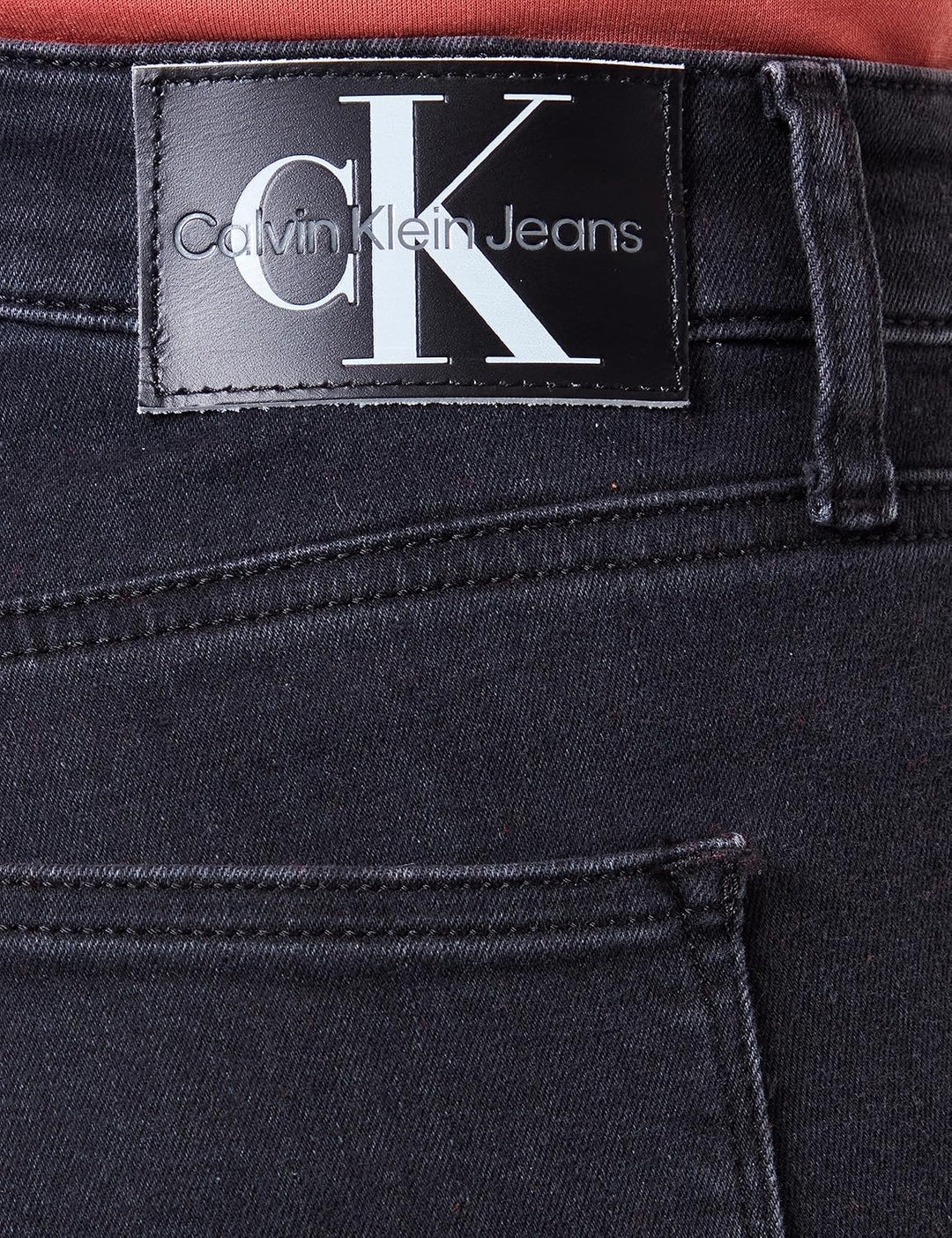 Calvin Klein Damen Jeans Hose Skinny High Waist 25W / 32L Denim (Denim Black), 25W / 32L Denim (Deni