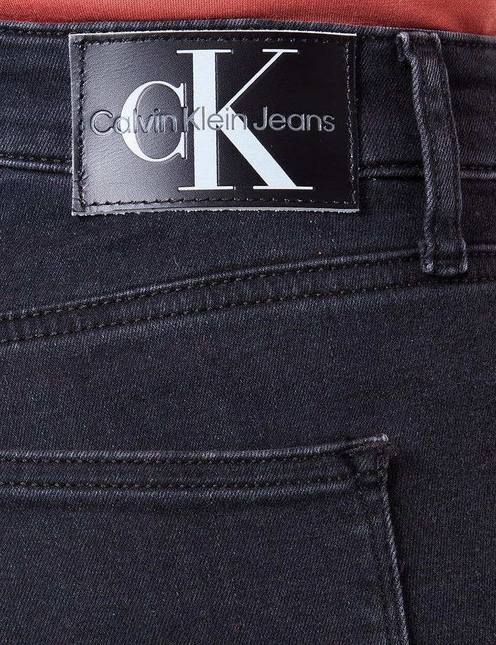 Calvin Klein Damen Jeans Hose Skinny High Waist 25W / 32L Denim (Denim Black), 25W / 32L Denim (Deni
